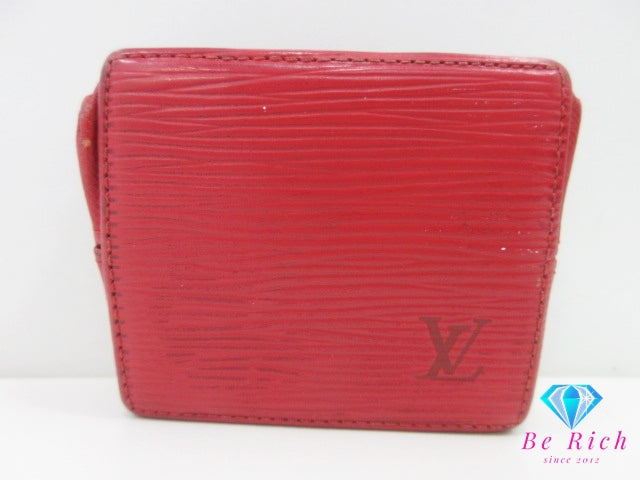 ルイ ヴィトン LOUIS VUITTON コインケース M63697 エピ ポルト モネ ボワット カスティリアン レッド 赤 スクエア 四方開き 小銭入れ コンパクト ウォレット 【中古】【送料無料】 bs4172