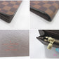 ルイ ヴィトン LOUIS VUITTON メンズ 二つ折り財布 長財布 ダミエ ポルト フォイユ ブラザ N60017 エベヌ ブラウン 茶 LV ロゴ ロング ウォレット  【中古】【送料無料】 bs4178