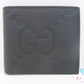 GUCCI グッチ 二つ折り財布 ジャンボ GG 739479 黒 ブラック レザー コンパクト ウォレット メンズ ギフト 【中古】【送料無料】bs4181