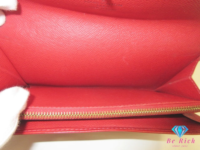 ルイ ヴィトン LOUIS VUITTON 長財布 M63577 エピ ポシェット ポルト モネ クレディ カスティリアン レッド 赤 レザー LV ロゴ 二つ折り財布 ロング ウォレット 【中古】【送料無料】bs4189