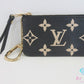 ルイ ヴィトン LOUIS VUITTON ポシェット クレ M80879 カード キーケース チャーム バイカラー モノグラム アンプラント ノワール 黒 LV ロゴ キーホルダー コインケース 小銭入れ 小物  【中古】【送料無料】 bs4190
