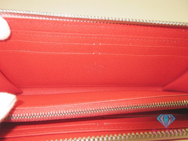 美品 ルイ ヴィトン LOUIS VUITTON エピ ポルトフォイユ クレマンス M62967 ローズ バレリーヌ コクリコ ロゴ 【中古】【送料無料】 bs4191