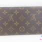 ルイ ヴィトン LOUIS VUITTON 三つ折り財布 長財布 モノグラム ポルト トレゾール インターナショナル M61215 ブラウン 茶 二つ折り財布 ロング ウォレット  【中古】【送料無料】 bs4200
