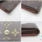 ルイ ヴィトン LOUIS VUITTON 三つ折り財布 長財布 モノグラム ポルト トレゾール インターナショナル M61215 ブラウン 茶 二つ折り財布 ロング ウォレット  【中古】【送料無料】 bs4200