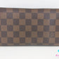 ルイ ヴィトン LOUIS VUITTON ラウンド ファスナー 長財布 ダミエ エベヌ ポルト モネ ジップ N61728 茶 ブラウン 財布 ロング ウォレット 【中古】【送料無料】 bs4201
