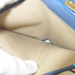 ボッテガヴェネタ BOTTEGA VENETA がま口 二つ折り 財布 長財布 121062 イントレチャート レザー ブルー 青 ロング ウォレット  【中古】【送料無料】bs4202
