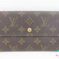 ルイ ヴィトン LOUIS VUITTON 三つ折り 長財布 モノグラム ポルト フォイユ インターナショナル M61217 LV ロゴ 二つ折り財布 ロング ウォレット 【中古】【送料無料】bs4205