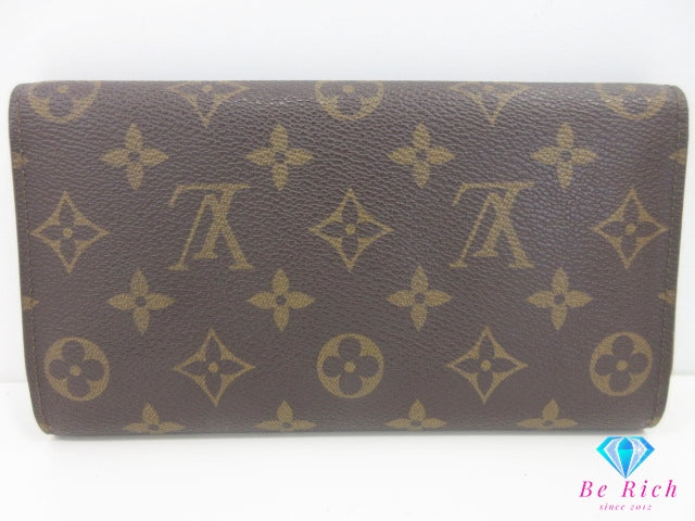 ルイ ヴィトン LOUIS VUITTON 三つ折り 長財布 モノグラム ポルト フォイユ インターナショナル M61217 LV ロゴ 二つ折り財布 ロング ウォレット 【中古】【送料無料】bs4205