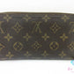 ルイ ヴィトン ジッピー ウォレット M60017 モノグラム 茶 ブラウン PVC レザー ラウンド ファスナー 長財布 LOUIS VUITTON 【中古】【送料無料】 bs4210