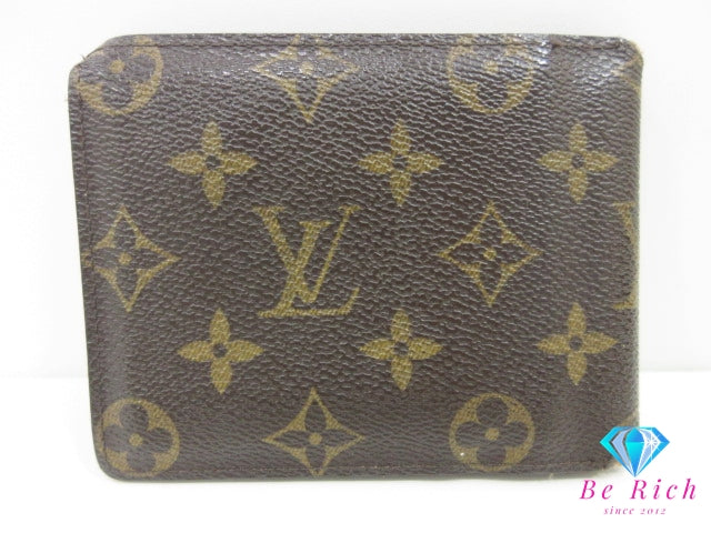 ルイ ヴィトン LOUIS VUITTON 二つ折り財布 モノグラム ポルト フォイユ フロリン M60026 LV ロゴ ミニ コンパクト ウォレット 【中古】【送料無料】 bs4211
