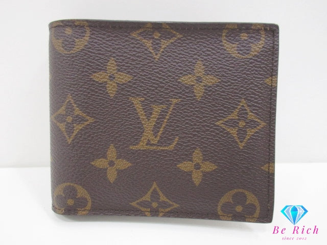 ルイ ヴィトン LOUIS VUITTON メンズ 二つ折り財布 M62288 モノグラム ポルト フォイユ マルコ 茶 ブラウン PVC レザー LV ロゴ コンパクト ウォレット M61675  【中古】【送料無料】 bs4212