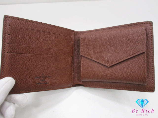 ルイ ヴィトン LOUIS VUITTON メンズ 二つ折り財布 M62288 モノグラム ポルト フォイユ マルコ 茶 ブラウン PVC レザー LV ロゴ コンパクト ウォレット M61675  【中古】【送料無料】 bs4212
