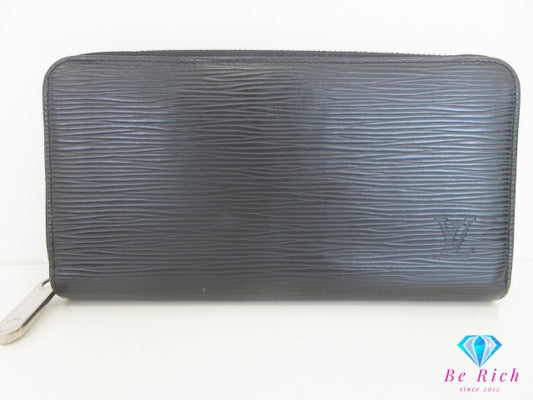 ルイ ヴィトン LOUIS VUITTON エピ ジッピー ウォレット M61857 ラウンド ファスナー 二つ折り財布 長財布 ノワール 黒 ブラック レザー LV ロゴ ロング 【中古】【送料無料】 bs4215