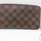 ルイ ヴィトン LOUIS VUITTON 二つ折り財布 ダミエ ジッピーウォレット N60015 エベヌ ラウンド ファスナー 長財布 ロング ウォレット 【中古】【送料無料】 bs4218