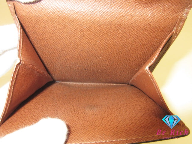 ルイ ヴィトン LOUIS VUITTON Wホック 二つ折り財布 モノグラム ポルト フォイユ エリーズ M61654 LV ロゴ ミニ コンパクト ウォレット 【中古】【送料無料】 bs4219