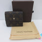 ルイ ヴィトン LOUIS VUITTON Wホック 二つ折り財布 モノグラム ポルト フォイユ エリーズ M61654 LV ロゴ ミニ コンパクト ウォレット 【中古】【送料無料】 bs4219