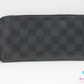 ルイ ヴィトン LOUIS VUITTON ラウンド ファスナー 長財布 ダミエ グラフィット ジッピー ウォレット ヴェルティカル N63095 ロゴ 二つ折り財布 【中古】【送料無料】 bs4229
