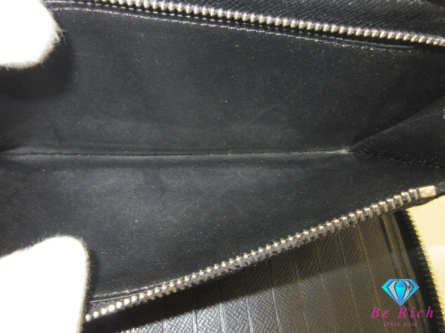 ルイ ヴィトン LOUIS VUITTON ラウンド ファスナー 長財布 ダミエ グラフィット ジッピー ウォレット ヴェルティカル N63095 ロゴ 二つ折り財布 【中古】【送料無料】 bs4229