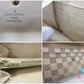 ルイ ヴィトン LOUIS VUITTON N61735 ダミエ アズール ポルト フォイユ サラ 白 グレー LV ロゴ 二つ折り財布 長財布 ロング ウォレット 【中古】【送料無料】bs4232