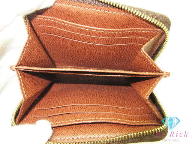 ルイ ヴィトン LOUIS VUITTON モノグラム ジッピー コイン パース M60067 茶 ブラウン PVC レザー 小銭入れ カード ケース コンパクト ウォレット 【中古】【送料無料】 bs4240