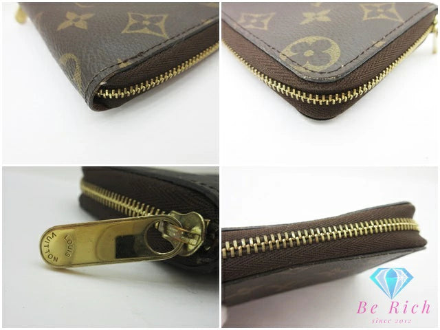 ルイ ヴィトン LOUIS VUITTON モノグラム ジッピー コイン パース M60067 茶 ブラウン PVC レザー 小銭入れ カード ケース コンパクト ウォレット 【中古】【送料無料】 bs4240