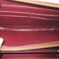ルイ ヴィトン LOUIS VUITTON モノグラム ヴェルニ ジッピー ウォレット M91536 ルージュ フォー ヴィスト ロゴ 二つ折り財布 長財布 ロング  【中古】【送料無料】 bs4244