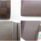 ルイ ヴィトン LOUIS VUITTON がま口 二つ折り財布 ダミエ ポルト モネ ビエ ヴィエノワ N61664 エベヌ ブラウン 茶 LV ロゴ 中財布 ミディアム コンパクト ウォレット  【中古】【送料無料】 bs4248
