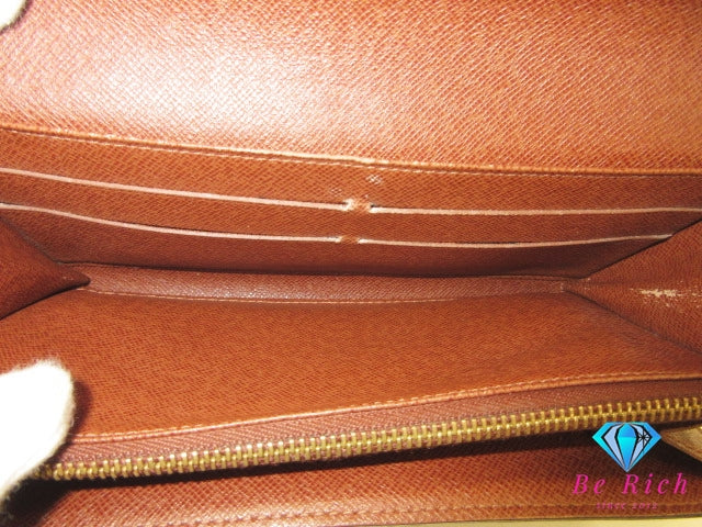 ルイ ヴィトン LOUIS VUITTON 二つ折り財布 長財布 モノグラム ポシェット ポルト モネ クレディ M61726 LV ロゴ ロング ウォレット 【中古】【送料無料】bs4253