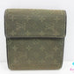 ルイ ヴィトン LOUIS VUITTON 三つ折り財布 モノグラム ミニ ポルト ビエ カルト クレディ モネ M92440 TST カーキ グリーン 緑 キャンバス レザー コンパクト ウォレット 【中古】【送料無料】 bs4254