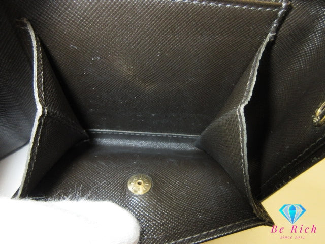 ルイ ヴィトン LOUIS VUITTON 三つ折り財布 モノグラム ミニ ポルト ビエ カルト クレディ モネ M92440 TST カーキ グリーン 緑 キャンバス レザー コンパクト ウォレット 【中古】【送料無料】 bs4254