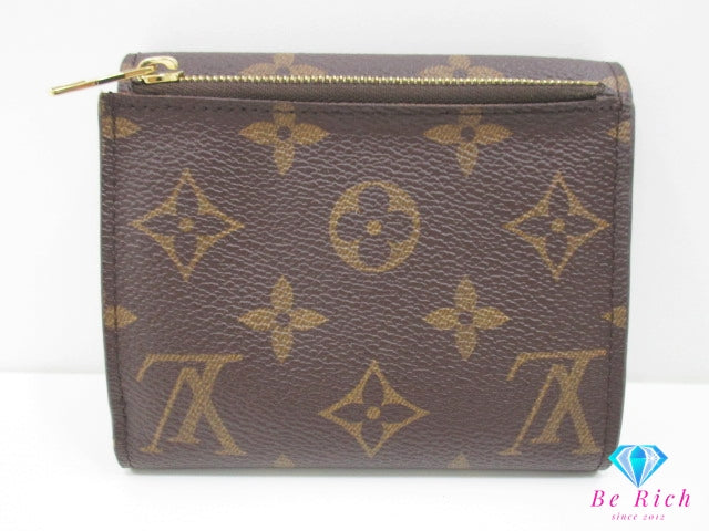 ルイ ヴィトン LOUIS VUITTON 二つ折り財布 モノグラム ポルト フォイユ アナイス M60402 ブラウン 茶 PVC レザー LV ロゴ コンパクト ウォレット 【中古】【送料無料】bs4255