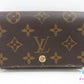 ルイ ヴィトン LOUIS VUITTON 二つ折り財布 モノグラム ポルト モネ ビエ トレゾール M61730 ブラウン 茶 L字ファスナー 小銭入れ LV ロゴ 中財布 ミディアム ウォレット 【中古】【送料無料】 bs4260