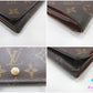 ルイ ヴィトン LOUIS VUITTON 二つ折り財布 モノグラム ポルト モネ ビエ トレゾール M61730 ブラウン 茶 L字ファスナー 小銭入れ LV ロゴ 中財布 ミディアム ウォレット 【中古】【送料無料】 bs4260