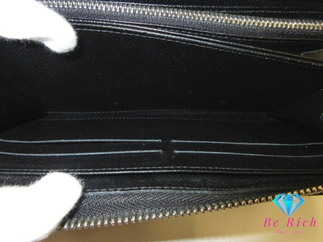 ルイ ヴィトン LOUIS VUITTON エピ ジッピー ウォレット M60072 ノワール 黒 レザー ロゴ ラウンド ファスナー 二つ折り財布 長財布 ロング 【中古】【送料無料】 bs4264