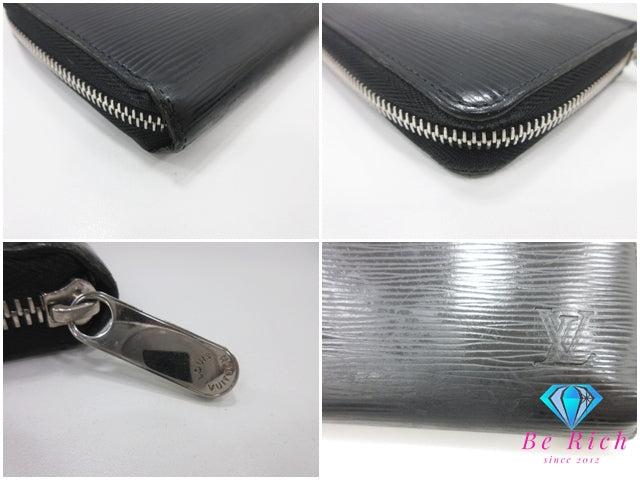 ルイ ヴィトン LOUIS VUITTON エピ ジッピー ウォレット M60072 ノワール 黒 レザー ロゴ ラウンド ファスナー 二つ折り財布 長財布 ロング 【中古】【送料無料】 bs4264
