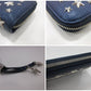 美品 ジミーチュウ ラウンドファスナー 長財布 J000026837001 フィリパ FILLPA スタッズ レザー ライトカーキ ゴールド JIMMY CHOO 【中古】【送料無料】 bs4269