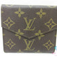 ルイ ヴィトン LOUIS VUITTON Wホック 二つ折り財布 モノグラム ポルト モネ ビエ カルトクレディ M61660 LV ロゴ コンパクト ウォレット 【中古】【送料無料】 bs4274