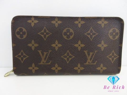 ルイ ヴィトン LOUIS VUITTON ラウンド ファスナー 財布 モノグラム ポルト モネ ジップ M61727 LV ロゴ 二つ折り財布 ミディアム ウォレット 【中古】【送料無料】 bs4286
