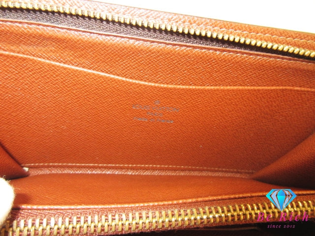 ルイ ヴィトン LOUIS VUITTON ラウンド ファスナー 財布 モノグラム ポルト モネ ジップ M61727 LV ロゴ 二つ折り財布 ミディアム ウォレット 【中古】【送料無料】 bs4286