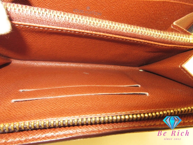 ルイ ヴィトン LOUIS VUITTON ラウンド ファスナー 財布 モノグラム ポルト モネ ジップ M61727 LV ロゴ 二つ折り財布 ミディアム ウォレット 【中古】【送料無料】 bs4286