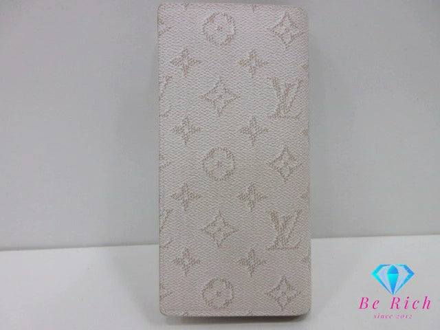 ルイ ヴィトン LOUIS VUITTON メンズ 長財布 モノグラム ヘリテージ ポルト フォイユ ブラザ M15156 白 アイボリー LV ロゴ 二つ折り財布 ロング ウォレット 【中古】【送料無料】 bs4296