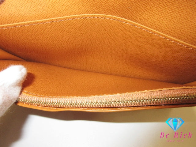 ルイ ヴィトン LOUIS VUITTON メンズ 長財布 モノグラム ヘリテージ ポルト フォイユ ブラザ M15156 白 アイボリー LV ロゴ 二つ折り財布 ロング ウォレット 【中古】【送料無料】 bs4296