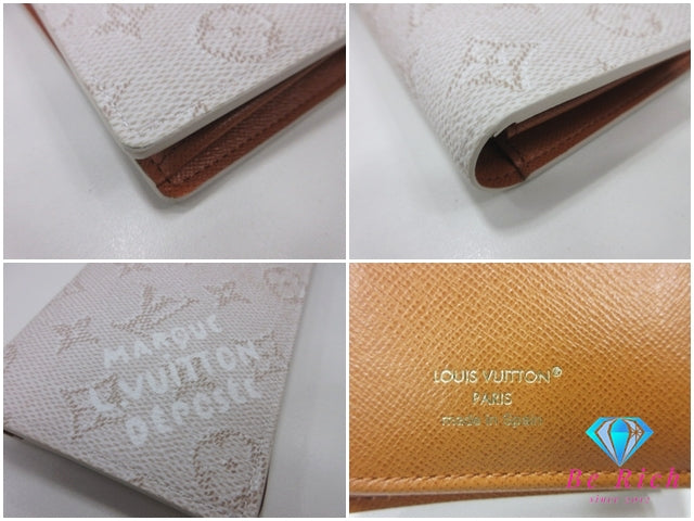 ルイ ヴィトン LOUIS VUITTON メンズ 長財布 モノグラム ヘリテージ ポルト フォイユ ブラザ M15156 白 アイボリー LV ロゴ 二つ折り財布 ロング ウォレット 【中古】【送料無料】 bs4296