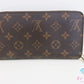 ルイ ヴィトン LOUIS VUITTON モノグラム ジッピー ウォレット M42616 茶 ブラウン LV ロゴ ラウンドファスナー 長財布 二つ折り財布 ロング 【中古】【送料無料】 bs4331