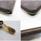 ルイ ヴィトン LOUIS VUITTON モノグラム ジッピー ウォレット M42616 茶 ブラウン LV ロゴ ラウンドファスナー 長財布 二つ折り財布 ロング 【中古】【送料無料】 bs4331