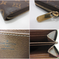 ルイ ヴィトン LOUIS VUITTON モノグラム ジッピー コイン パース M60067 茶 ブラウン PVC レザー 小銭入れ カード ケース コンパクト ウォレット 【中古】【送料無料】 bs4376