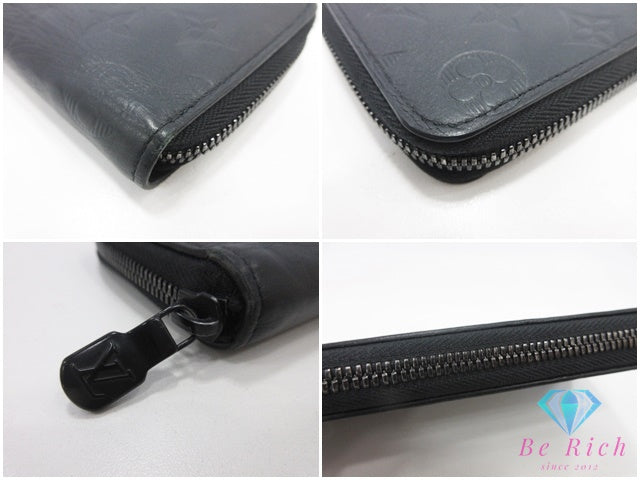 ルイ ヴィトン LOUIS VUITTON ラウンド ファスナー 長財布 モノグラム シャドウ ジッピー ウォレット ヴェルティカル M62902 ノワール 黒 レザー ロゴ 二つ折り財布 ロング  【中古】【送料無料】 bs4378