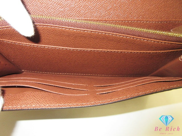 ルイ ヴィトン LOUIS VUITTON 長財布 モノグラム ポルト フォイユ サラ M60531 茶 ブラウン PVC レザー LV ロゴ 二つ折り財布 ロング ウォレット【中古】【送料無料】 bs4399