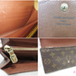 ルイ ヴィトン LOUIS VUITTON 長財布 モノグラム ポルト フォイユ サラ M60531 茶 ブラウン PVC レザー LV ロゴ 二つ折り財布 ロング ウォレット【中古】【送料無料】 bs4399