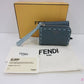 美品 フェンディ FENDI ピーカブー L字ファスナー 三つ折り 財布 8M0499 青 ブルー マーキュリーブルー レザー ロゴ ステッチ コンパクト ウォレット Selleria 【中古】【送料無料】 bs4402